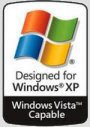 Designed for Windows XP - Windows Vista Capable